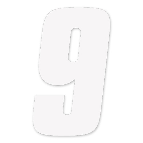 Factory Effex - Fx 2015 Numbers Factory 6" White 9 - 08-90059