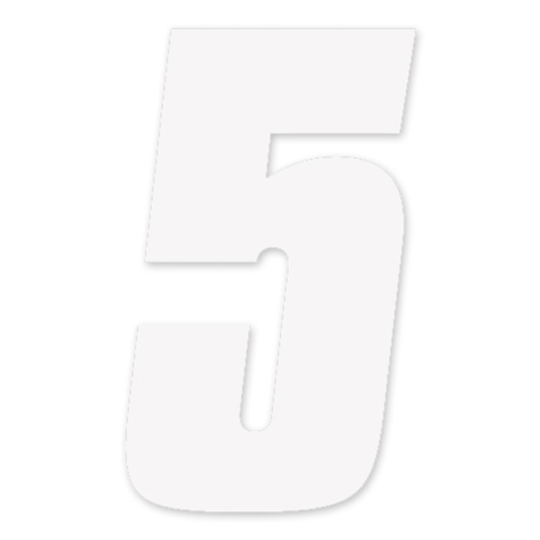Factory Effex - Fx 2015 Numbers Factory 7" White 5 - 08-90095