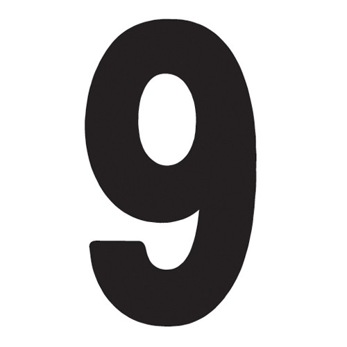 Factory Effex - Fx 2015 Numbers Pro 8" Black 9 - 901817