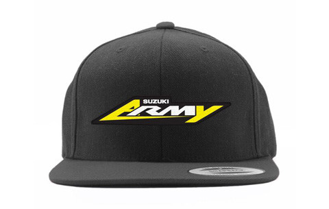 Factory Effex - Factory Effex Suzuki Army Youth Snapback Hat /black Os - 22-86406