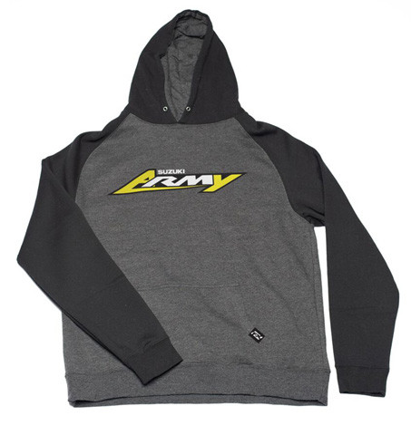 Factory Effex - Factory Effex Suzuki Army Youth Pullover / Charcoal-black Xl - 22-88436