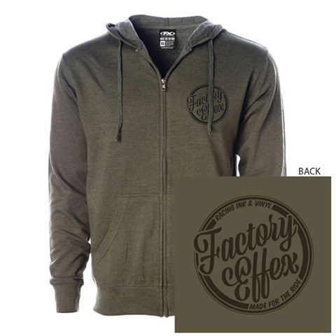 Factory Effex - Factory Effex Script Zip Hoodie / Xxl - 22-88818