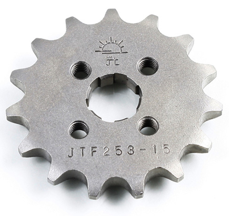 Jt Chain And Sprockets - Jt Steel Front Sprocket 15 Tooth Honda - JTF253.15
