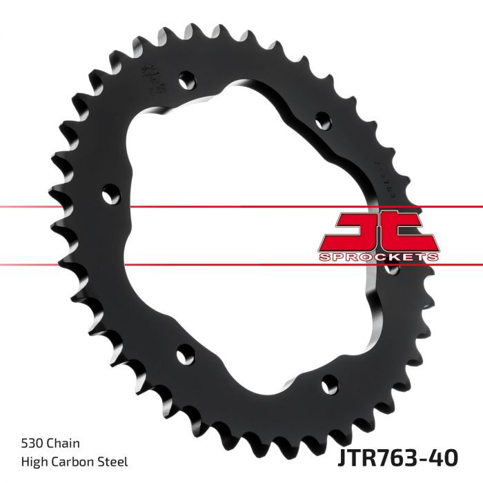 Jt Chain And Sprockets - Jt Steel Rear Sproket Ducati 40 Tooth - JTR763.40
