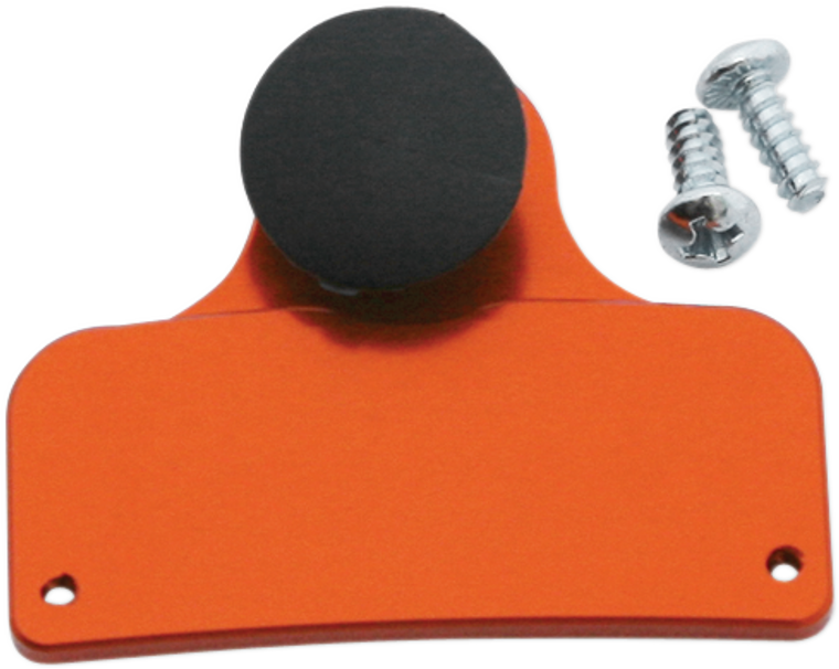 Moose Racing - Hour Meter Mount for KTM - Anodized Orange - Hour Meter Mount - HRMM-4M