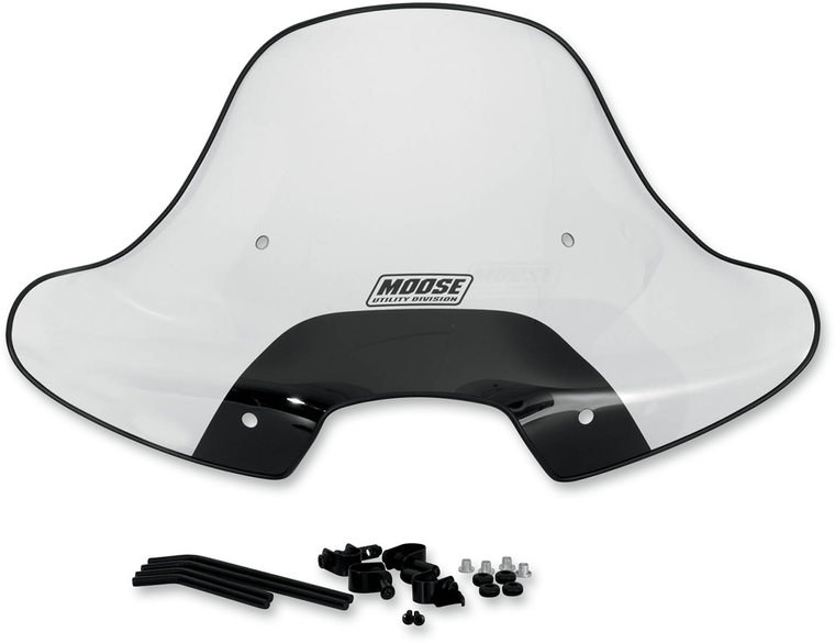 Moose Utility - ATV Windshield - Headlight Cutout - Universal Windshield - LEMA100-0018 Moose Utility - ATV Windshield - Headlight Cutout - Universal Windshield - LEMA100-0018