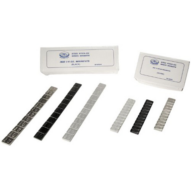 K&l - 1/4 Oz Steel Stick-on: Silver - 32-8109