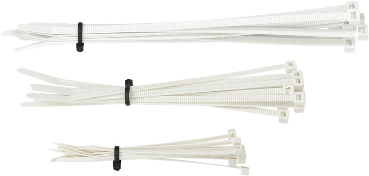 Moose Racing - Cable Ties - White - 30-Pack - Cable Ties - 303-4689