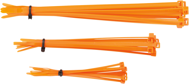 Moose Racing - Cable Ties - Orange - 30-Pack - Cable Ties - 303-4682