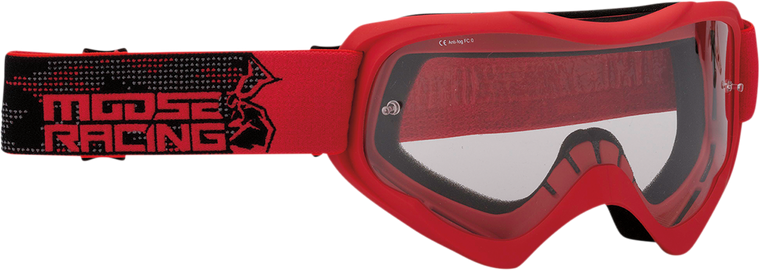 Moose Racing - Qualifier Goggles - Agroid - Red - Qualifier Agroid  Goggles - 2601-2654