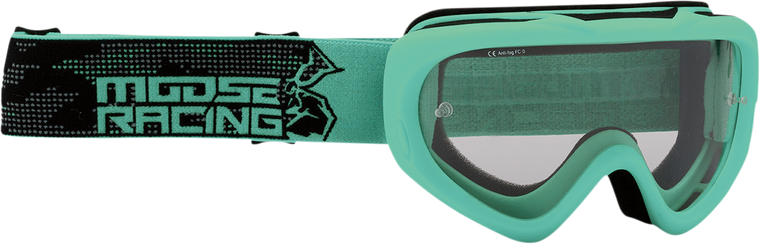 Moose Racing - Youth Qualifier Goggles - Agroid - Mint - Youth Qualifier Agroid Goggles - 2601-2664