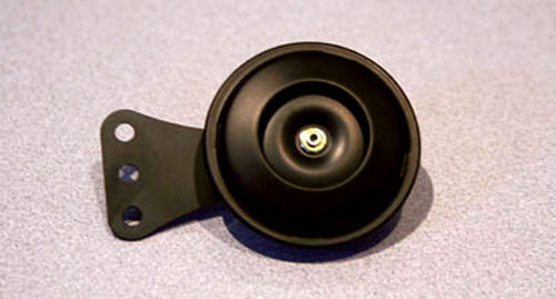 K&s - E-mark Approved Horn, 12v, 7cm, 105db, Blk - 11-0100