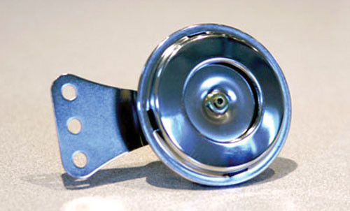 K&s - E-mark Approved Horn, 12v, 7cm, 105db, Chrm - 11-0101