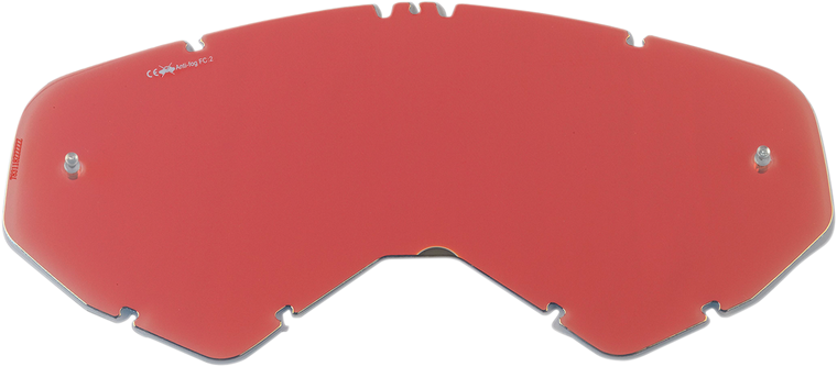 Moose Racing - XCR Lens - Red - XCR Replacement Goggle Lenses - 2602-0767
