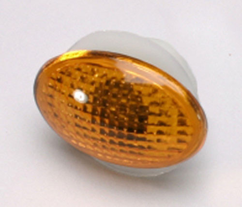 K&s - Marker Lights, Flat Oval, Med (s/f) Amber - 25-8272