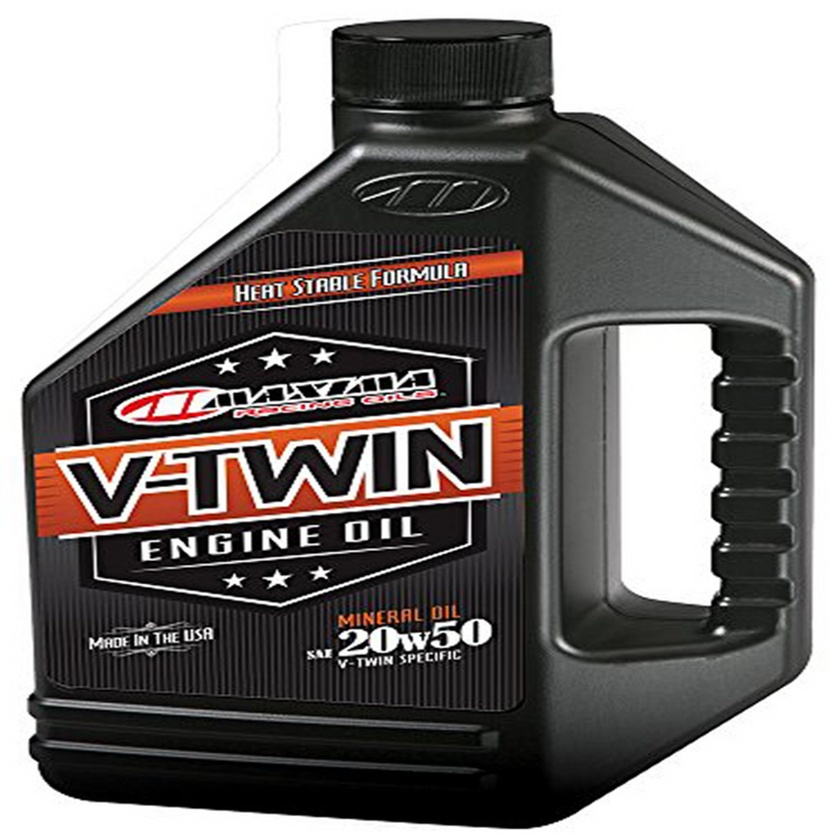Maxima - V-twin Mineral 20w50 128oz - 30-069128