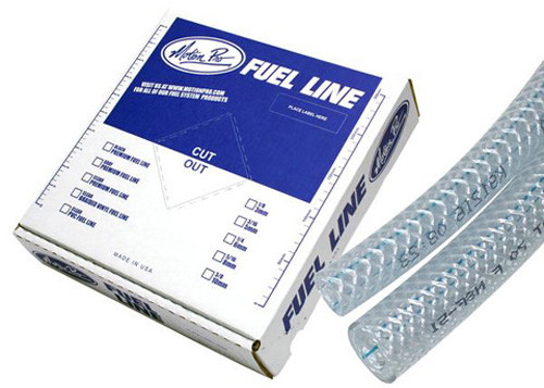 Motion Pro - Mp Braided Vinyl Fuel Line 1/4id X 25 Ft - 12-0010