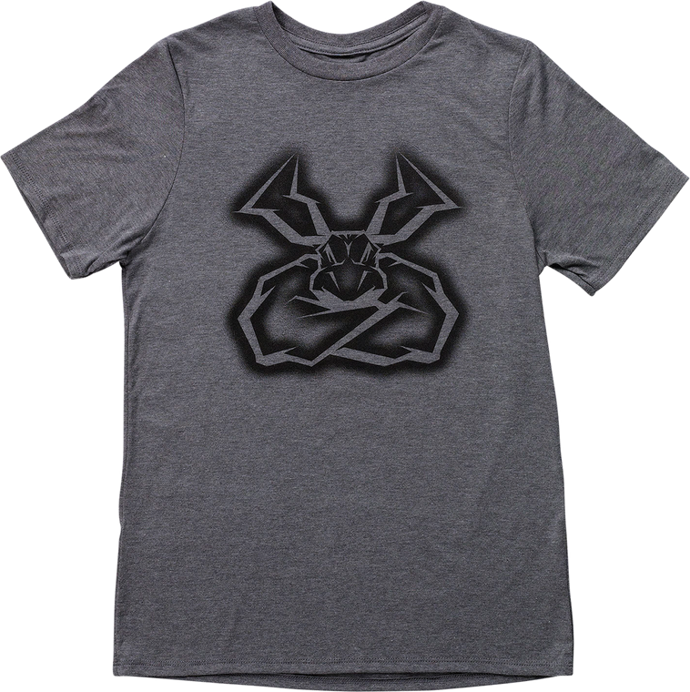 Moose Racing - Youth Agroid Shadow T-Shirt - Gray - Small - Youth Agroid Shadow T-Shirt - 3032-3496
