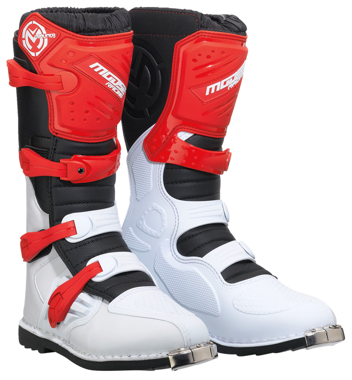Moose Racing - Qualifier Boots - Red - Size 13 - Qualifier Boots - 3410-2596