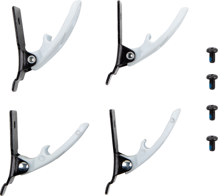 Moose Racing - Qualifier Boot Buckle Kit - White - Boot Buckle Kit - 3430-1007