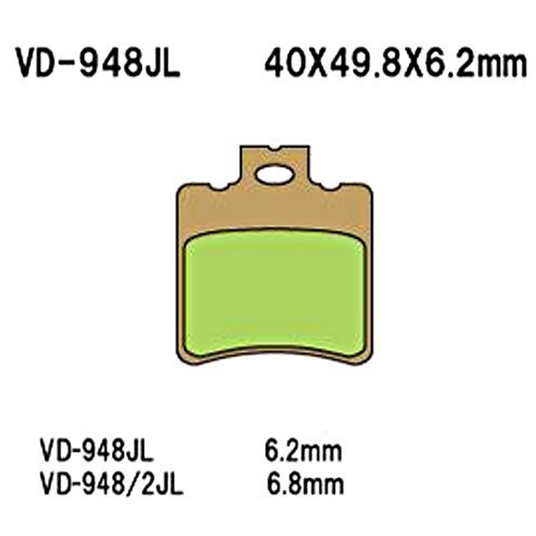 Vesrah - Vesrah Brake Pads Vd-948jl - VD-948JL