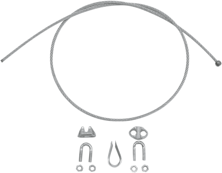 Moose Utility - Electric Lift Wire Rope - Electric Plow Lift Replacement Components  Loop End Cable - 68135 Moose Utility - Electric Lift Wire Rope - Electric Plow Lift Replacement Components  Loop End Cable - 68135