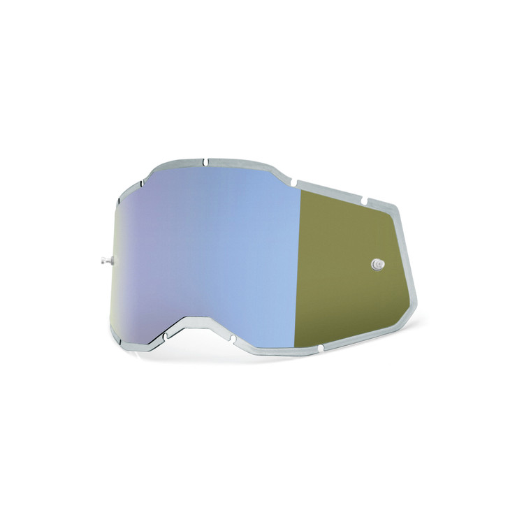 100% - Rc2/ac2/st2 Plus Replacement Injected Mirror Blue Lens - 59091-00003