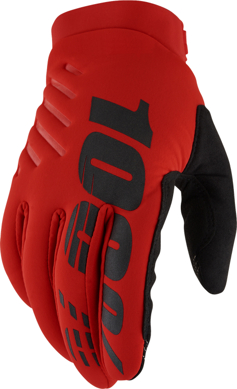 100% - Brisker Gloves Red 2x - 10003-00034