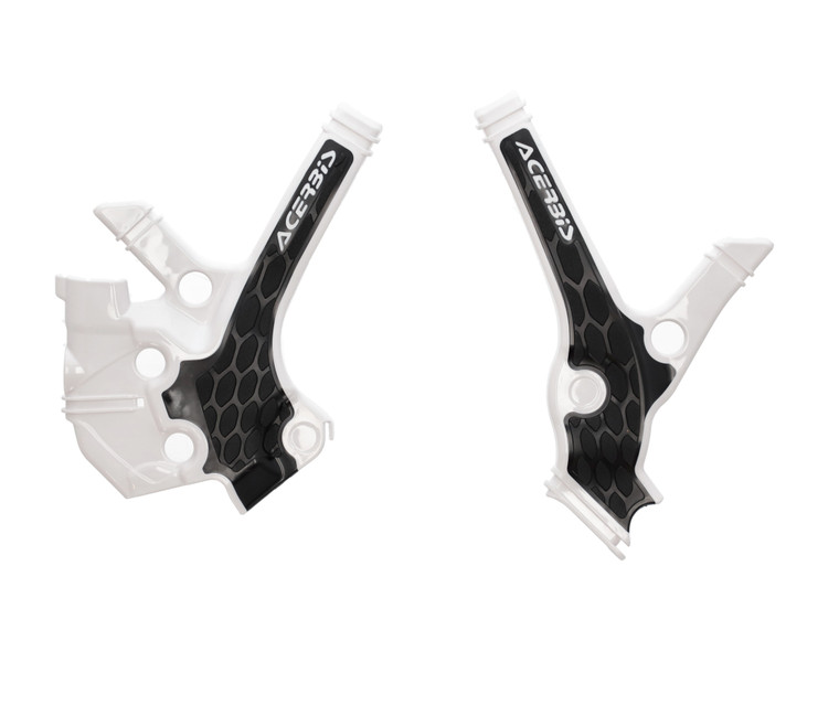 Acerbis - X-grip Frame Guard Ktm White/black - 2976221035