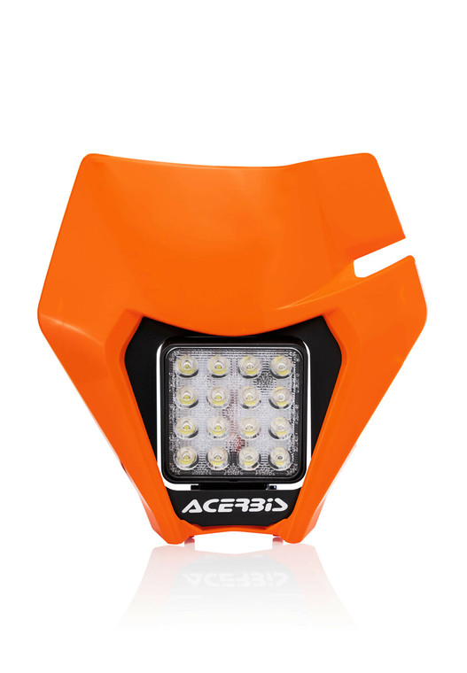 Acerbis - Front Vsl Headlight 4320 Lumen Orange Ktm - 2801985226