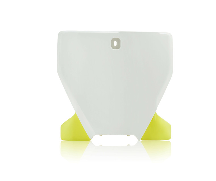 Acerbis - Front Number Plate White/yellow - 2726571070