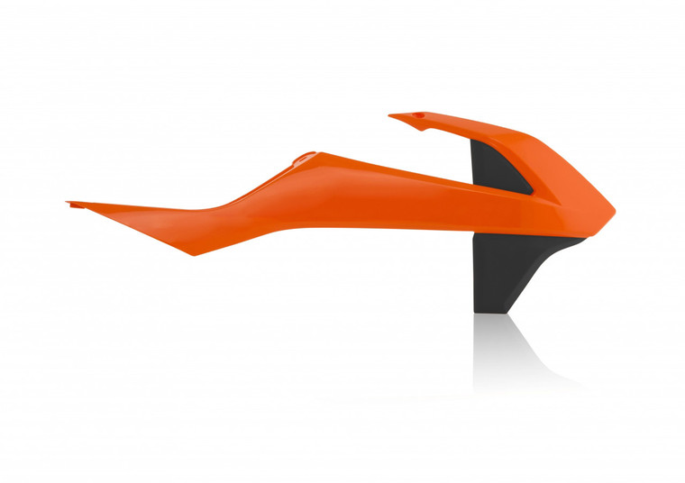 Acerbis - Radiator Shrouds Orange/black - 2685965225