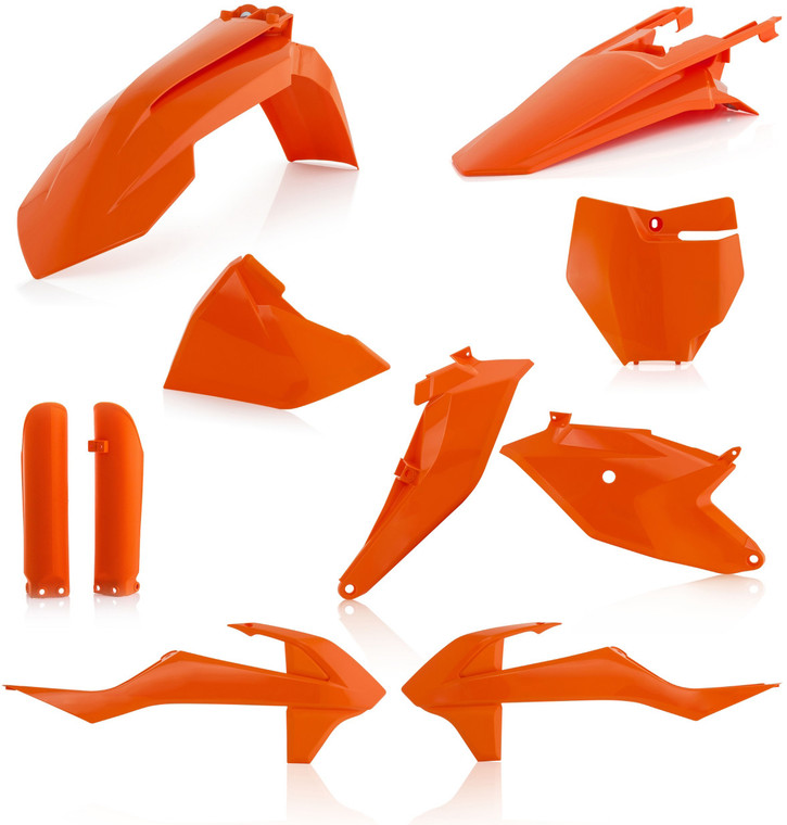 Acerbis - Full Plastic Kit Orange - 2686025226