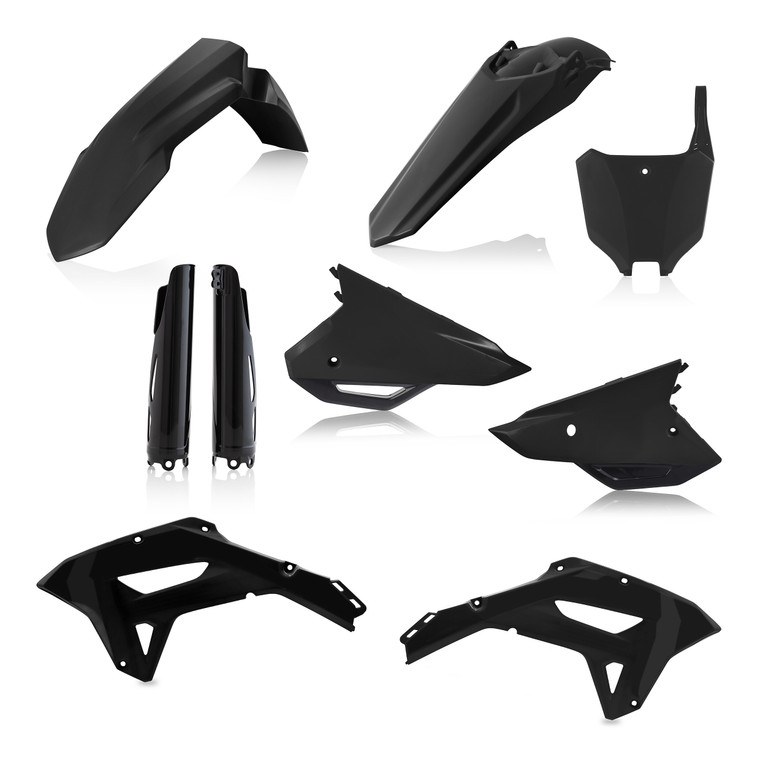 Acerbis - Plastic Kit- Full Hon Black - 2861800001 Acerbis - Plastic Kit- Full Hon Black - 2861800001