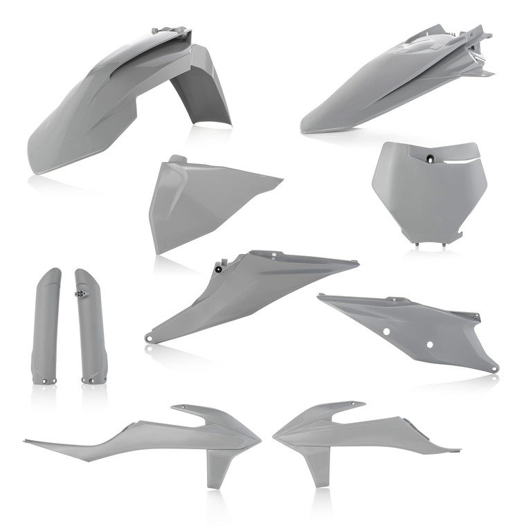 Acerbis - Full Plastic Kit Grey - 2726490011 Acerbis - Full Plastic Kit Grey - 2726490011