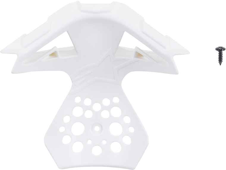 Alpinestars - M8/m10 Helmet Chin Vent Frame Gloss White Md-2x - 8983119-2180-M2XL