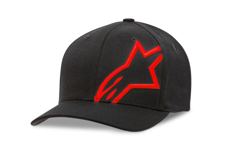 Alpinestars - Corp Shift 2 Curved Brim Hat Black/red Sm/md - 1032-81008-1030-S/M
