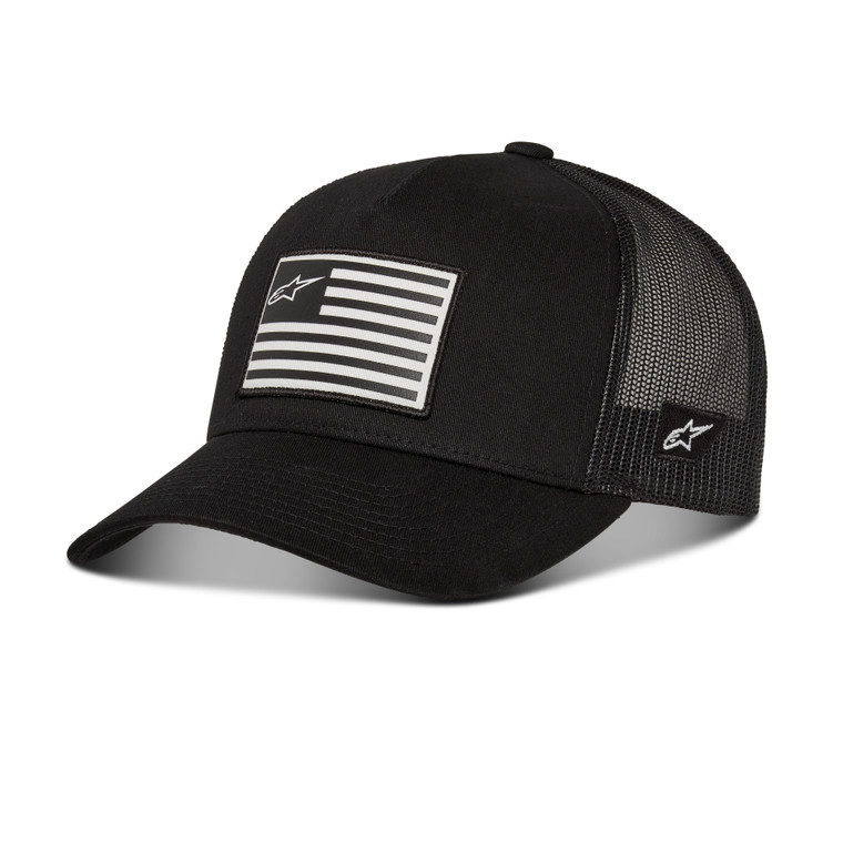 Alpinestars - Flag Snapback Hat Black/black O/s - 1211-81013-1010-OS