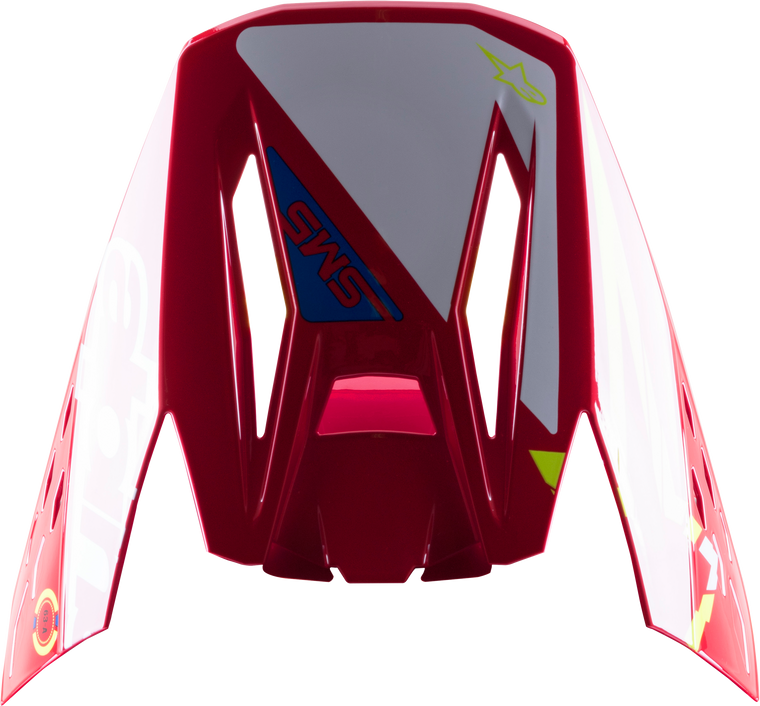 Alpinestars - S-m5 Action Visor Red/white/yellow - 8986022-3325-OS