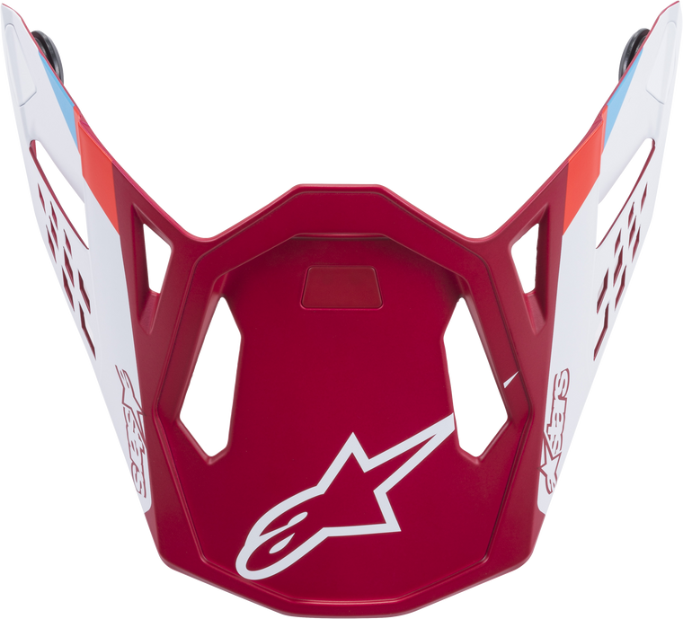 Alpinestars - M8 Contact Helmet Visor Red/white - 8981219-3000-M8