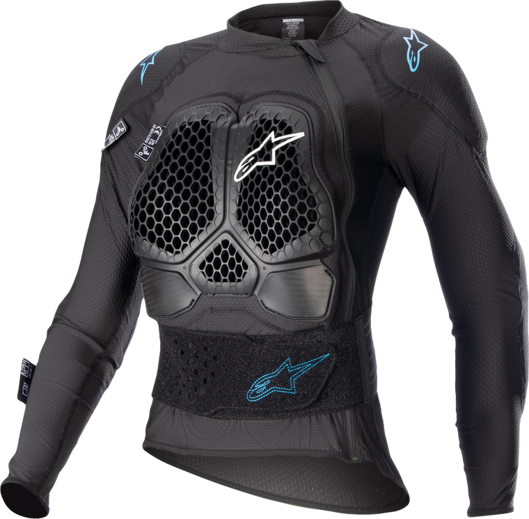 Alpinestars - Stella Bionic Action V2 Protection Jacket Blk/cyan  Lg - 6516823-1079-L