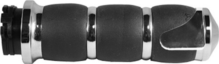 Avon - Velvet Air Grips Tbw Throttle Boss Chrome - AIR-93-FLY-BOSS Avon - Velvet Air Grips Tbw Throttle Boss Chrome - AIR-93-FLY-BOSS