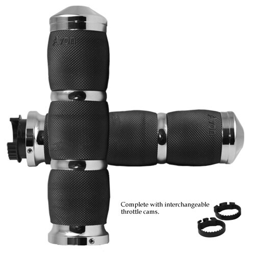 Avon - Air Cushioned Grips 1" Chrome - MT-AIR-90-CH