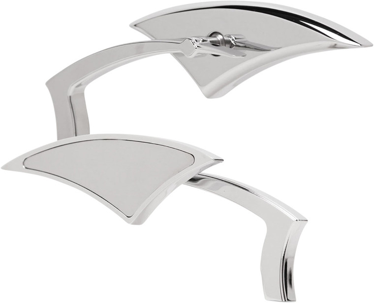 Baggernation - Power Mirrors Chrome  5.75"x1.75" - PMP-C Baggernation - Power Mirrors Chrome  5.75"x1.75" - PMP-C