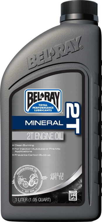 Bel-ray - 2t Mineral Engine Oil 1l - 99010-B1LW