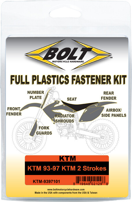 Bolt - Full Plastic Fastener Ktm - KTM-9397101