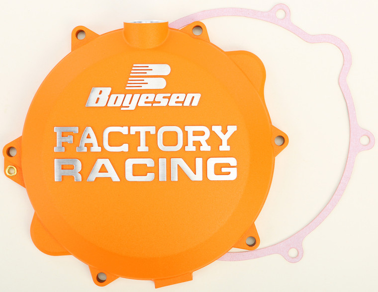 Boyesen - Factory Racing Clutch Cover Orange - CC-42AO Boyesen - Factory Racing Clutch Cover Orange - CC-42AO