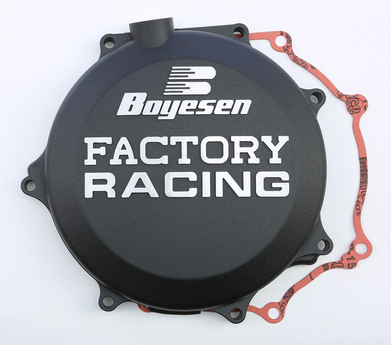Boyesen - Factory Racing Clutch Cover Black - CC-18B Boyesen - Factory Racing Clutch Cover Black - CC-18B