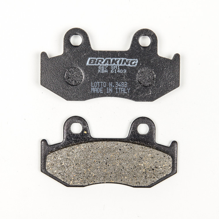 Braking - Brake Pad Set Semi-metallic - 667SM1