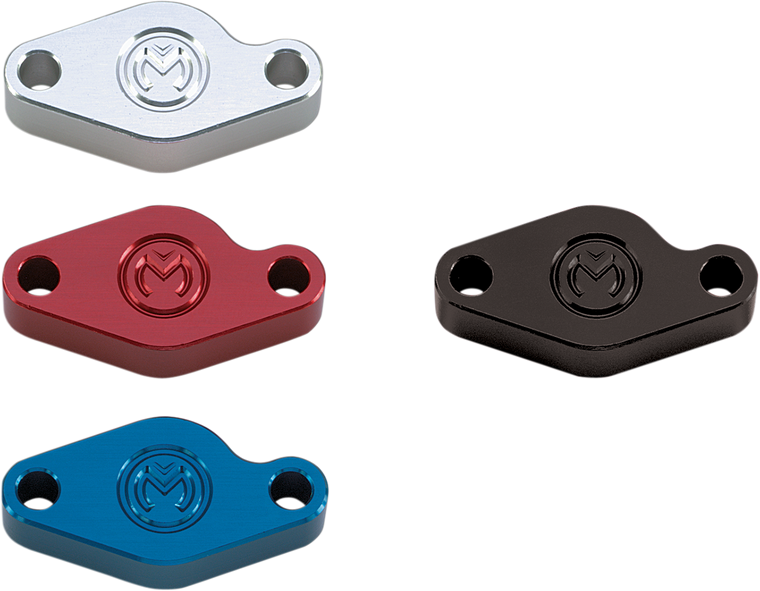 Moose Racing - E-Brake Block-Off Plate - Black - E-Brake Block-Off Plate - BL-BP6061BK